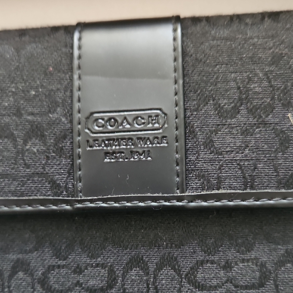 Coach Brown and Black Wallets with Signature Monogram 2 Wallets.4th July SALE. - Picture 3 of 7